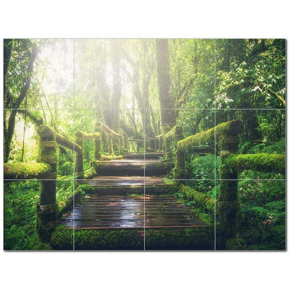 Bridge Ceramic Tile Mural Kitchen Backsplash Bathroom Shower 400294-S43