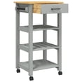 thumbnail image 2 of vidaXL Kitchen Trolley MONZA 48x40x90 cm Solid Wood Pine, 2 of 5