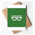 thumbnail image 1 of Eyes Glasses Appearance Handsome Greeting Cards You are Invited Invitations, 1 of 3