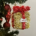 thumbnail image 5 of Daiosportswear Christmas Tabletop Decor with Ribbons,3-Piece Christmas Tree Scene Arrangement Set for Desktop Party Holiday Gift, 5 of 7