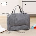 thumbnail image 1 of Large Capacity Fashion Travel Bag For Unisex Weekend Solid Color Handbag Wet And Dry Separation Travel Carry On Bags Grey L, 1 of 6