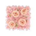 thumbnail image 3 of Fondo de fotografía de Panel de flores artificiales, decoración romántica para el Día de San Valentín, arreglos florales para decoración para , Rosa Rosa, 3 of 8