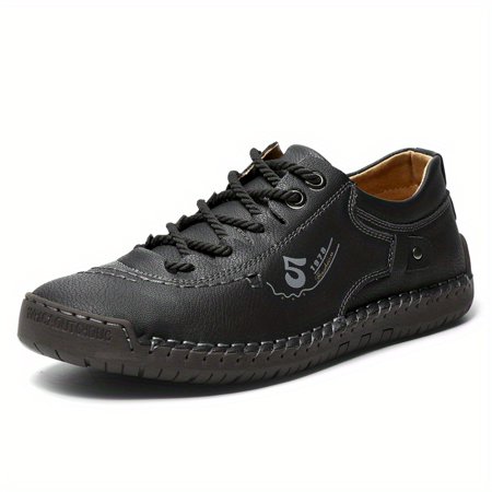 

Men‘s Retro Faux Leather Stitch -Slip Comfortable Loafer Shoes