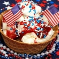 thumbnail image 4 of Unpretentious Red, White & Blue Sprinkles 1 Cup, Patriotic Jimmies, Decorative Dessert Topping, 4 of 6