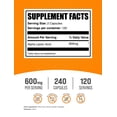 thumbnail image 2 of BulkSupplements Alpha Lipoic Acid Capsules - ALA Supplement, Gluten Free - 2 Capsules per Serving (600mg), 240 Count, 2 of 5