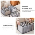 thumbnail image 4 of Caja de almacenamiento de nailon para el hogar, 2 unidades, para pantalones, bufandas y ropa, 4 of 8