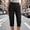 Black, variant on BUIGTTKLOP Cargo Capris for Women with Pockets Elastic Waist Lightweight Outdoor Hiking Cropped Pants with Pockets