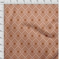 thumbnail image 3 of oneOone Cotton Poplin Fabric Diamond Geometric Print Fabric By Yard 56 Inches Wide, 3 of 4