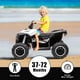thumbnail image 1 of Historyli ATV de 12 V para niños, 4 ruedas, con música, luces LED y velocidad ajustable, color blanco, 1 of 7