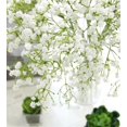 thumbnail image 5 of Flores artificiales 9 Uds 21 "Baby Breath/Gypsophila plantas falsas decoración para fiesta de boda flores de tacto Real DIY hogar jardín, blanco Ofspeizc HMHZ591-3, 5 of 5
