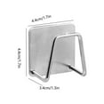 Xinduolei Kitchen Stainless Steel Sponge Holder Dishcloth Brush Storage xinduolei-kitchen-stainless-steel-sponge-holder-dishcloth-brush-storage