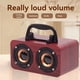 thumbnail image 1 of Altavoz Portátil de Madera con Bluetooth 5.0 Estéreo de Doble Canal con Radio FM, Sonido de Alta Fidelidad, Tarjeta TF, Soporte AUX A, 1 of 5