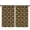 Bigfoot and Plaid, variant on Bigfoot and Plaid Brown Pattern Insulated Teens Curtains Set Of 2, Bedroom Essentials, Toddler Room Decor 42"x54"