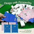 thumbnail image 3 of Barajadores de fichas de Mahjong ZWFCGMMBC, 4 piezas, con reglas, 3 of 6