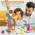 thumbnail image 5 of 125Pcs Electric Diy Building Block Set With Mechanical Gear Linkage, Learning Puzzle Toy For All Ages With Safe Rounded Edges & Multiple Building Options, 5 of 5