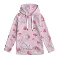 thumbnail image 6 of Kuromi And My Melody Hoodie 3D Print Pullover Hooded Long Sleeve Sweatshirts Tops Blouse with Pocket for Boys Girls S, 6 of 6
