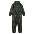 thumbnail image 4 of Alvivi Men's Hooded Jumpsuits Full zip One Piece Lightweight Hooded Raincoat Waterproof Rain Suit Camouflage XL, 4 of 7