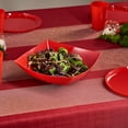 thumbnail image 2 of PLASTICPRO 64 Oz Disposable Serving Bowls Red Green Plastic Square Snack Bowls, 4-Pack, 2 of 8