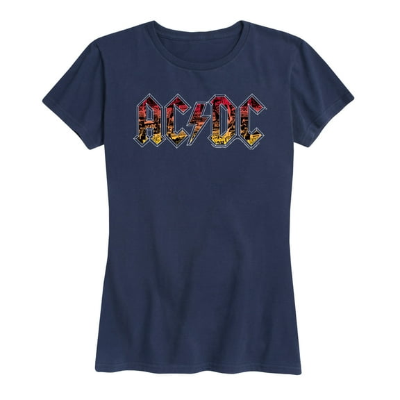 ACDC - Poster Texture - Women's Short Sleeve Graphic T-Shirt
