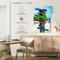 thumbnail image 5 of Elephant Stock Beach Signs Wall Art - Vertical Canvas Wall Art - Living Room Wall Decor - Places Canvas - Beige And Blue Decor By Philippe Hugonnard - 8" x 12", 5 of 8