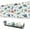 White Dinosaurs Plants, variant on Long Mouse Pads for Desk,White Dinosaurs Plants Mushrooms Pattern Desk Mats on Top Of Desks, Desk Mouse Pad Extra Large with 3mm Non-Slip Base and Stitched Edge for Gaming,Office,Work,Home 31.5"x11.8"