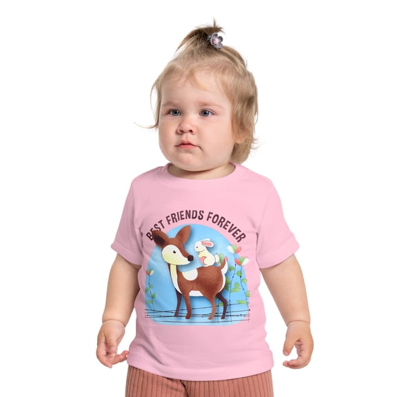 Baby Short Sleeve T-Shirt Best Friends Forever