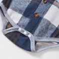 thumbnail image 6 of TOWED22 Newborn Baby Boy Clothes Infant Boy Outfits Baby Hoodie Romper Fall Winter 0 3 6 9 12 18 24 Months Baby Clothes for Boy,Grey,1-3 M, 6 of 8
