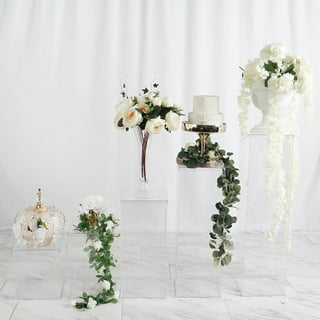 BalsaCircle White 12 Pieces 8 Foam Wreath Rings Bridal Foam Vase  Centerpieces Party 