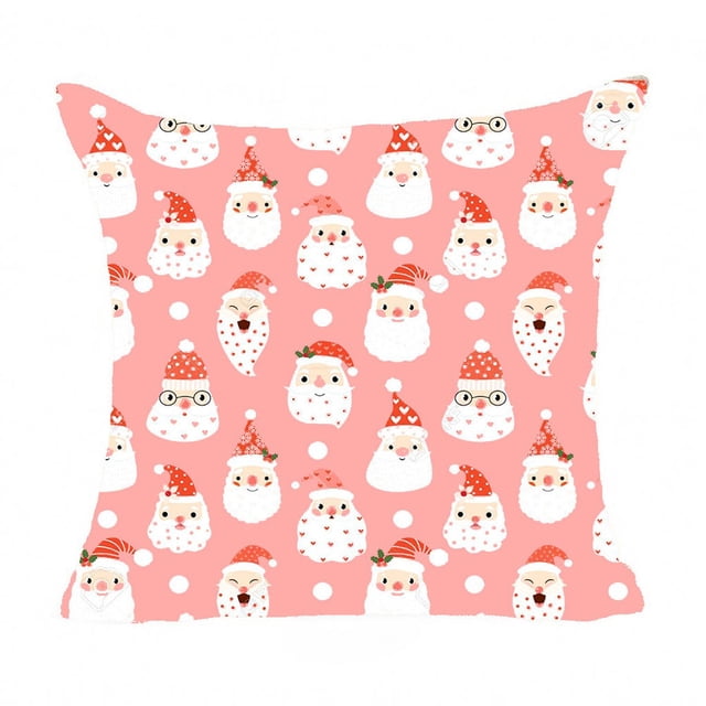 Liquidation! FOURLOVE Housse de Coussins de Noël Déco Taie d'Oreiller Canapé Taille Housse de Coussin 1 Pce