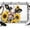 White, variant on Farmhouse Cow Backdrops for Photography, Animal Pattern Yellow Sunflower Rustic Plaid Brown Wood Grain Fabric Photo Background Sturdy Studio Props for Photo Studio, Video Recording Photoshoot 7x5ft
