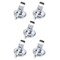 thumbnail image 2 of relayinert Door Hanging Hook Hanger Suction Cup Key Bathrobe Storage Rack Heavy Duty Coat Umbrella Accessory for Kitchen Bedroom Silver 5Set, 2 of 6
