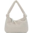 thumbnail image 1 of LHSHID Women Girls Trendy Elegant Fuzzy Faux Fur Tote Hobo Handbag Fluffy Soft Lightweight Shoulder Top Handle Bag Purse, 1 of 6