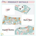 thumbnail image 4 of joogoo Cartoon Rabbits 2 Piece Long Sleeve Tee and Pants Cotton Pajama Set 5Y, 4 of 7