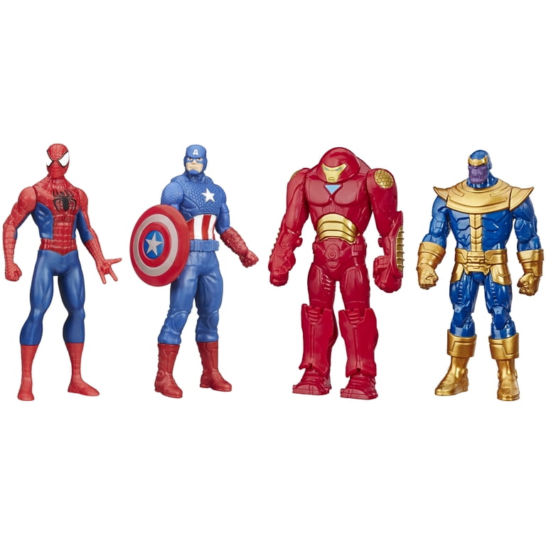 BUNDLE 4-PACK] - Marvel Avengers 6-inch Action Figures - Spider