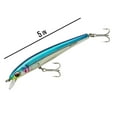 thumbnail image 2 of Bomber Long Shot Minnow Crankbait 5" Baby Bluefish 3/4 oz., 2 of 6