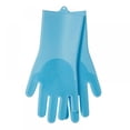 thumbnail image 1 of 1Pcs Multifunctional Silicone Gloves Clean Dishes Oven Microwave, 1 of 8