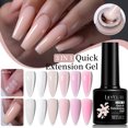 thumbnail image 3 of LILYCUTE 7ML Gel de uñas de extensión rápida Vernis Semi permanente acrílico cristal blanco claro Gel desnudo esmalte de uñas UV Gel de construcción, 3 of 4