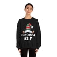 thumbnail image 3 of Cartoonist Elf Christmas Unisex Sweatshirt, S-2XL Holidays Xmas Elves, 3 of 9