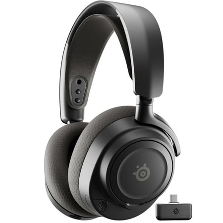 SteelSeries - Arctis Nova 7 Gen 2 Wireless Over-The-Ear Multi Gaming Headset for PC, PS5, Switch, Handheld - Black