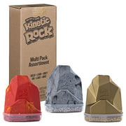 Kinetic Rock - Rock Pack - 3 Pack - Red Gold Grey
