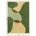 thumbnail image 3 of Casavani Green Area Rug Indian Handmade Bedroom Area Carpets Yoga Mat 4x12 feet, 3 of 5