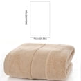 Cotton Bath Towel Thick Absorbent Terry Cloth Large Body Sheet for ...