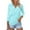 Light Blue, variant on SNKSDGM Easter Shirts for Women Going Out Tops for Women Long Sleeve Plus Womens 3/4 Sleeve Tops V Neck Work Shirts Dressy Casual Blouses Three Quarter Length Tunic Tops Graphic Tees for Women Y2K