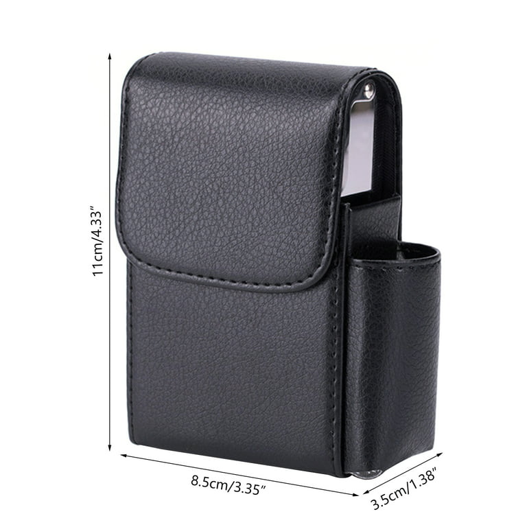 Designer Cigarette Case Pack Holder or 100's Lighter Pocket by Leather –  varunbaadshah