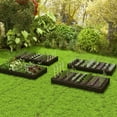 thumbnail image 3 of Patiojoy Raised Garden Bed 8 x 4 x 1 ft Metal Planter Box with Middle Reinforced Bracket Rectangular Raised Garden Box, 3 of 10