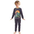 thumbnail image 6 of FORMRS Long Sleeve Top and Pants Pajama Set for Niños 2-Piece Sleepwear, Sizes 18M-8Y, Abstract Animals, 6 of 6