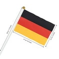 Zhouqiannn Cup 2024 Nations Double Fabric Decorated Hand Held Waving zhouqiannn-cup-2024-nations-double-fabric-decorated-hand-held-waving