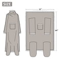 thumbnail image 4 of Catalonia Sherpa Wearable Blanket with Sleeves & Foot Pockets for Adult Women Men, Comfy Snuggle Wrap Sleeved Throw Blanket Robe, Gift Idea, Camel, 68" x 53", 4 of 7