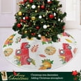 thumbnail image 6 of Coolnut Thanksgiving Tree Skirt Pumpkin Xmas Tree Skirt, Floor Door Round Mat Decorations for Holiday Party Home Christmas Day Ornaments,35.4", 6 of 6