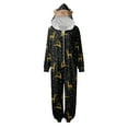 thumbnail image 3 of XUNHAO Matching Christmas Family Pajamas Sets Leisure Christmas Parent Child Outfit Christmas Tree Deer Christmas Print Pajamas Jumpsuit Home Wear With Hat Jumpsuit Cute Family Set, 3 of 7